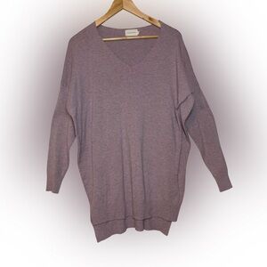 Dreamers by debut Soft Knit Oversized Pullover sweater womens size medium purple
